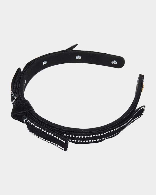 Bardot Embellished Bow Headband